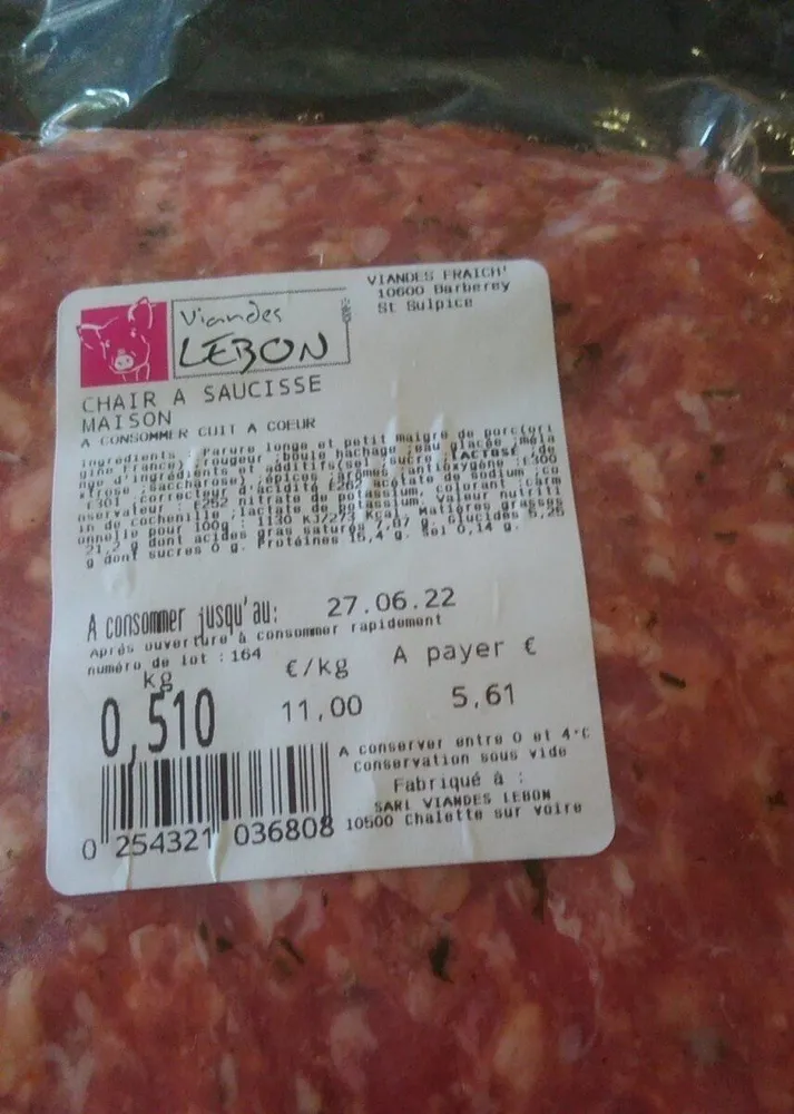 Chair à saucisse
