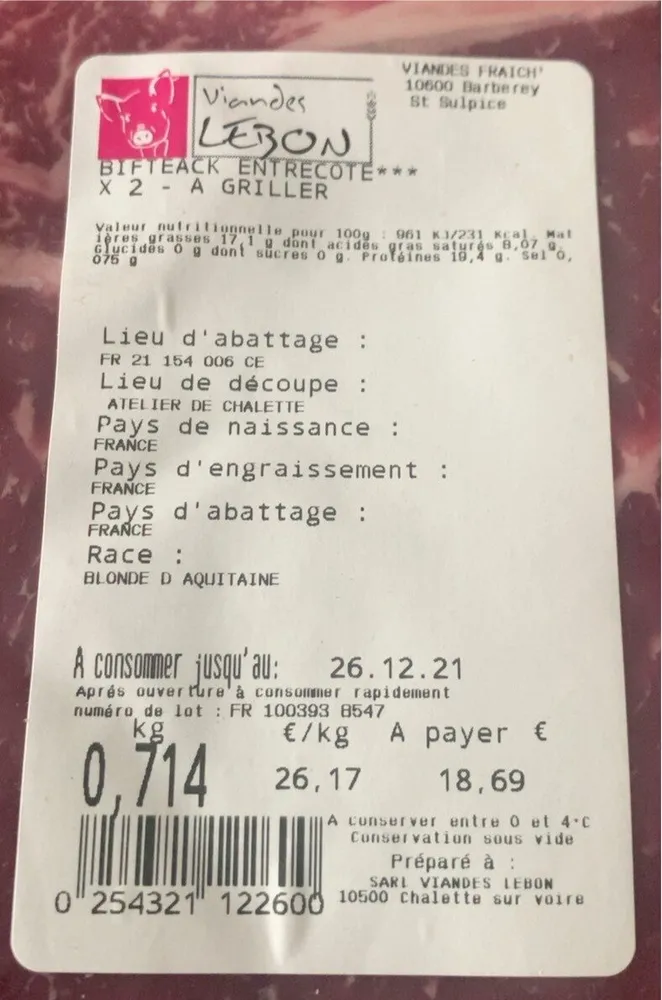 Entrecôte