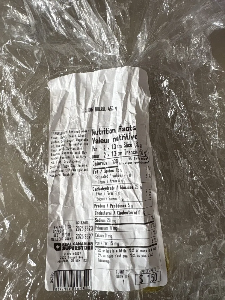 Italian bread