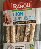 Sandwich thon crudités œuf