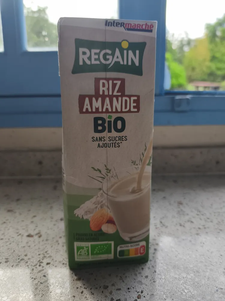 Riz amande Bio sans sucres ajoutés