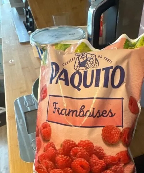 Framboises surgelées