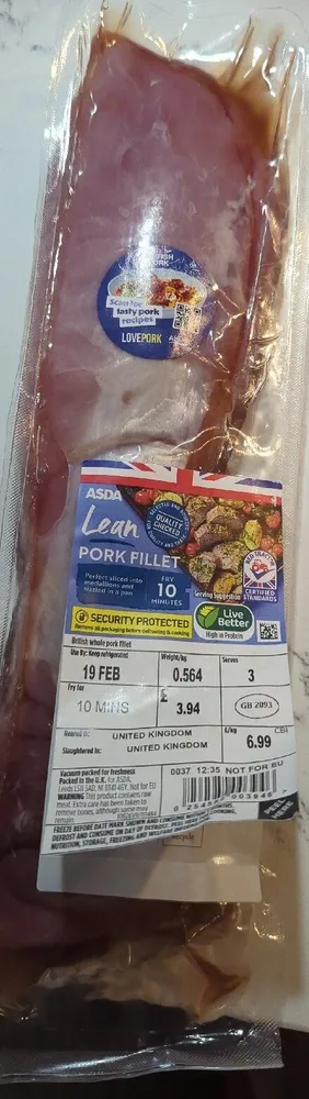 Lean Pork Fillet