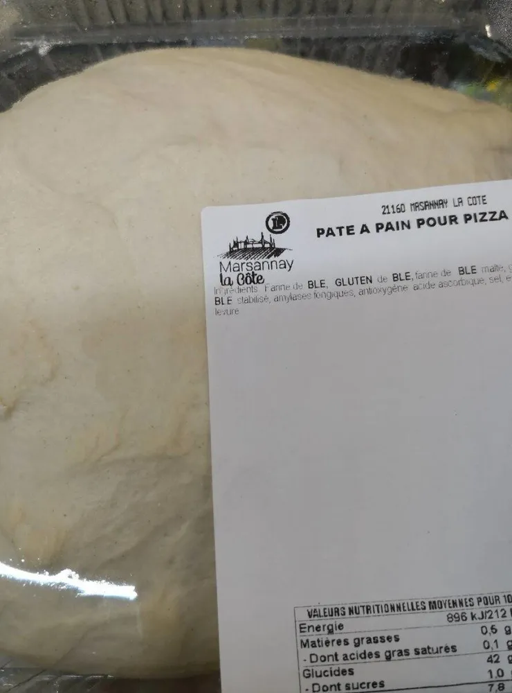 Pâte à pain pour pizza