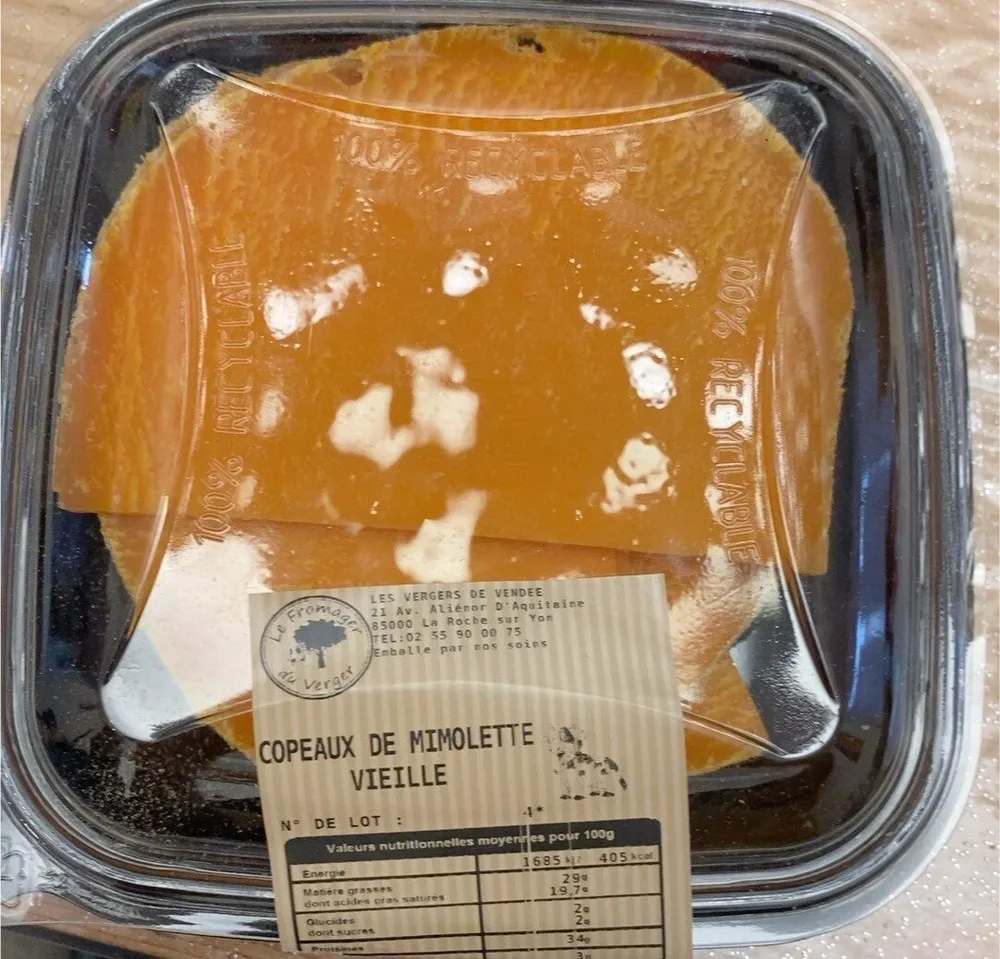 Copeaux de mimolette vieille