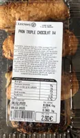 Pain triple chocolat