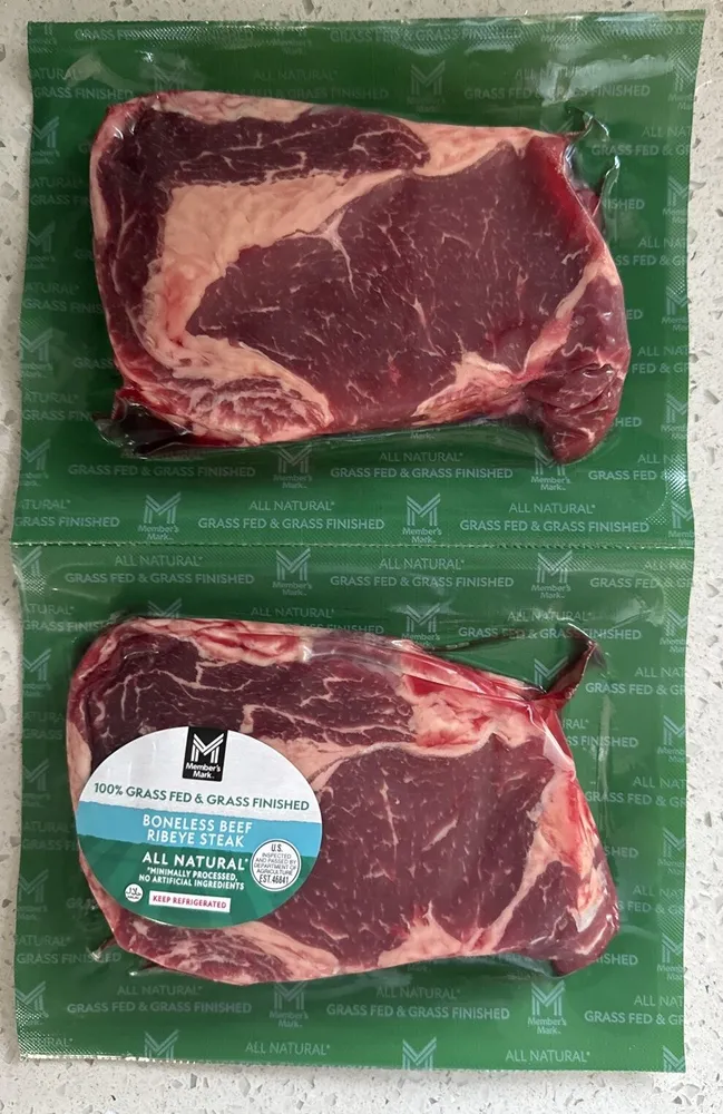 Grass fed ribeye
