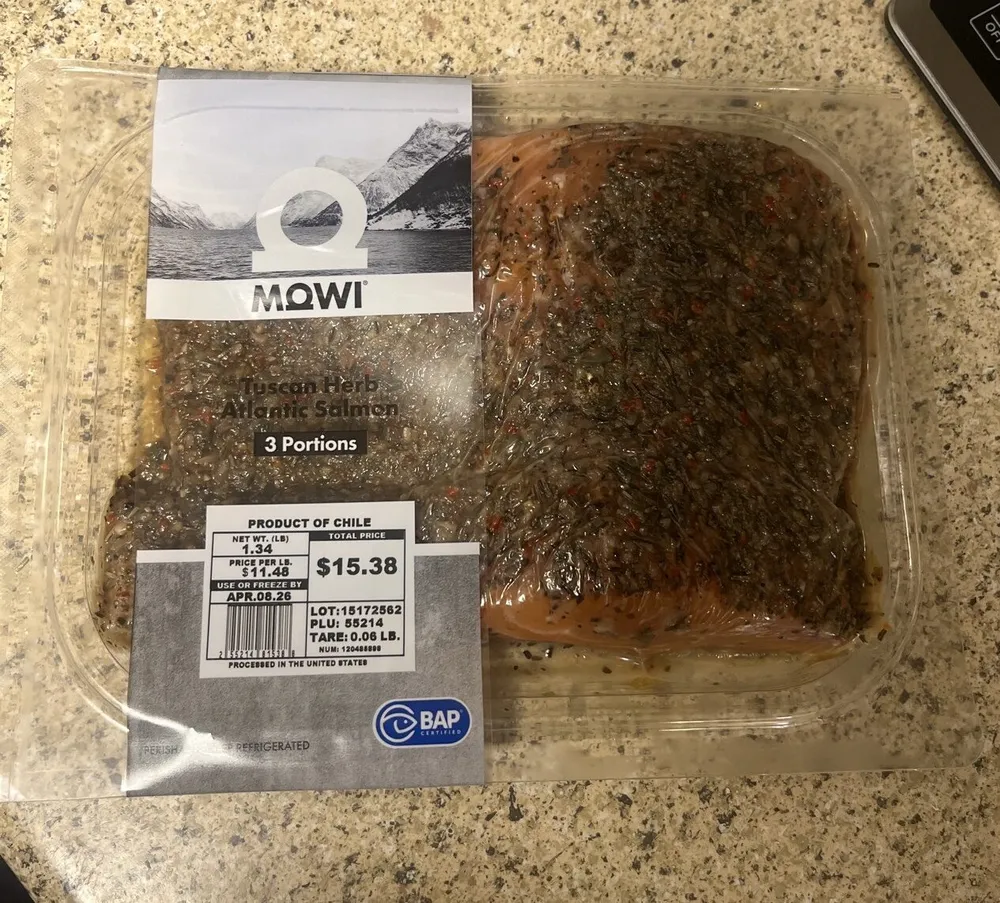 Tuscan herb Atlantic salmon