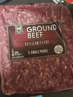 Round Beef 93/7 Raw