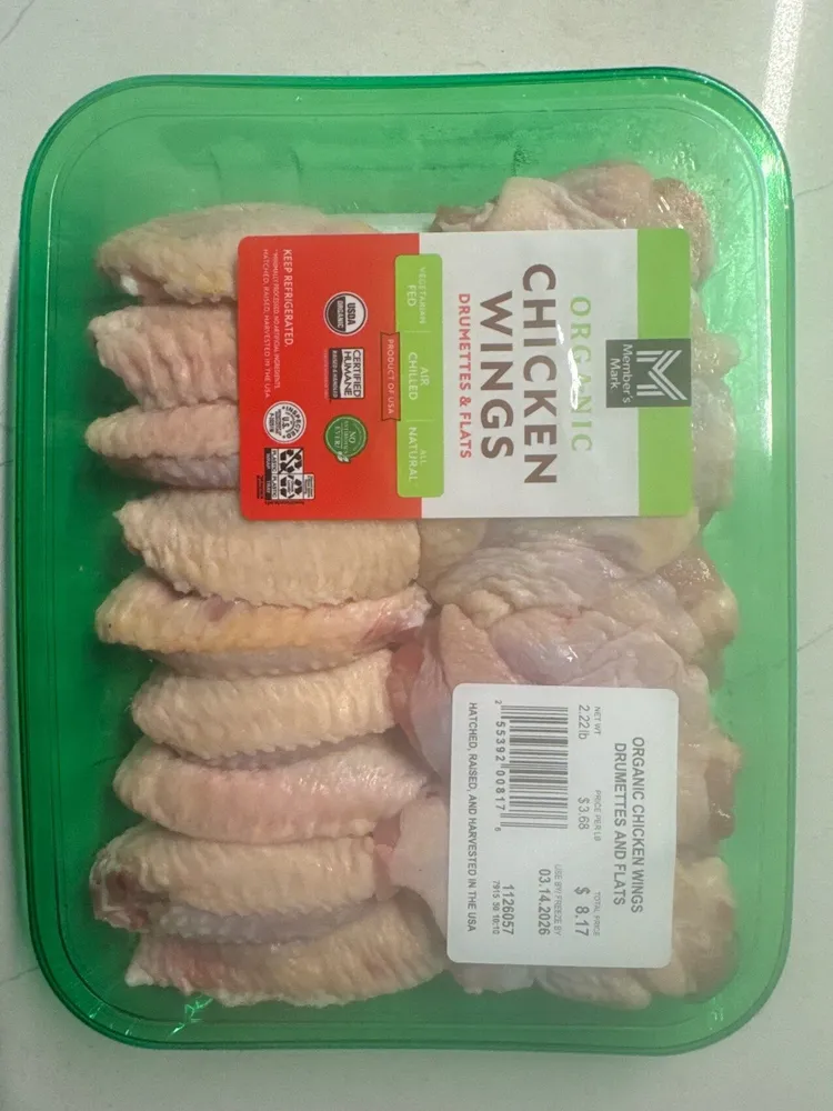 Organic Chicken Wings