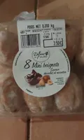 8 mini beignets chocolat et noisettes