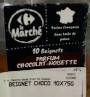 Beignet parfum chocolat noisette