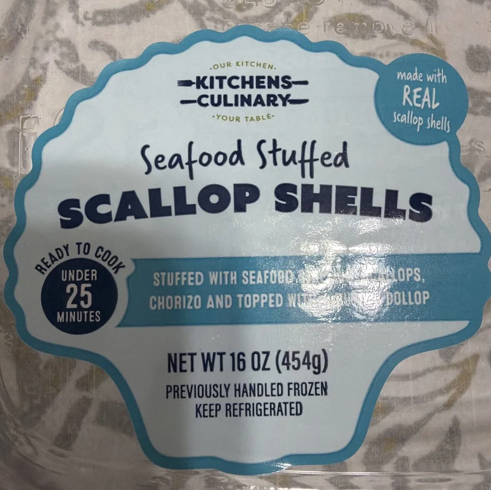 Seafood Stuffed Scallop Shells