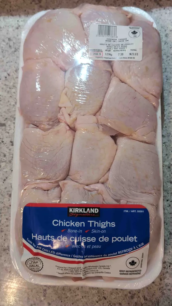 Chicken Thighs (Bone-in, Skin-on)