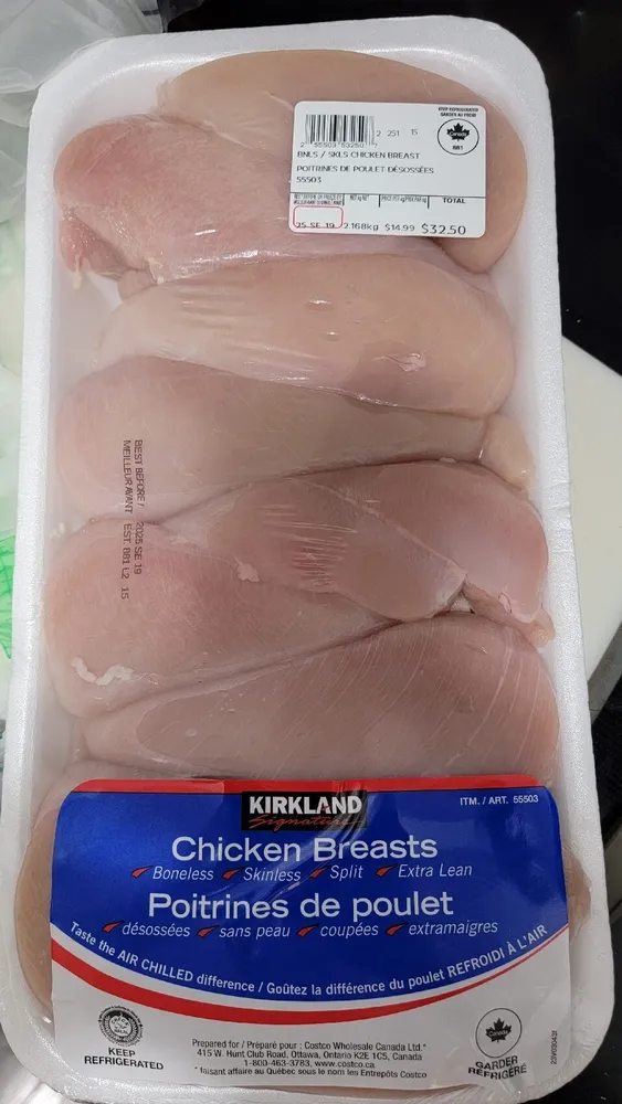 Kirkland Signature Boneless Skinless Chicken Breasts