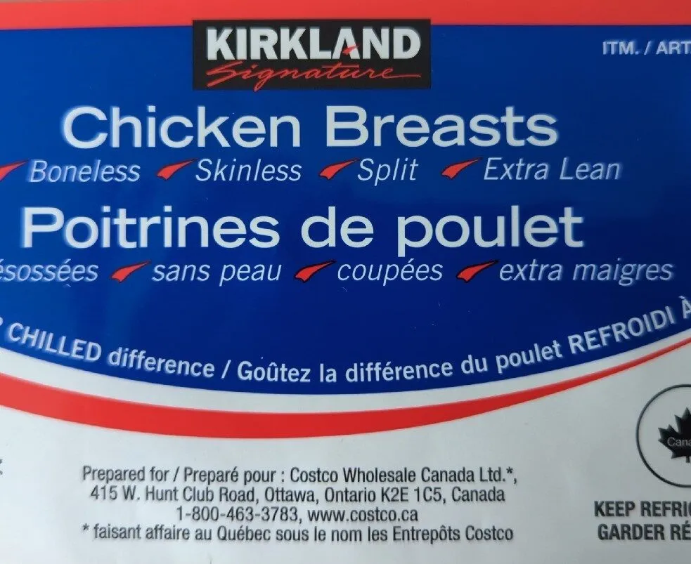 Boneless Skinless Chicken Breasts Extra Lean