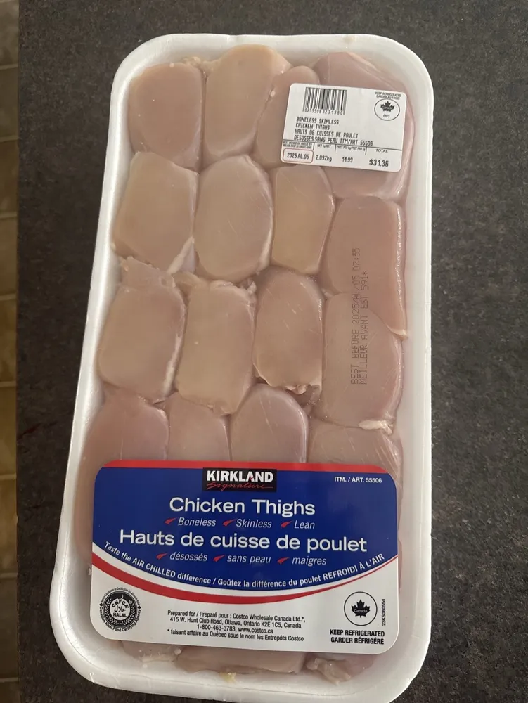 Boneless Skinless Chicken Thighs