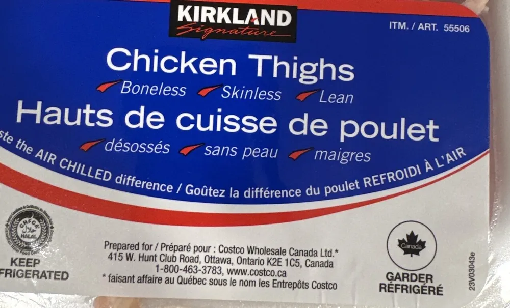 Boneless Skinless Chicken Thighs