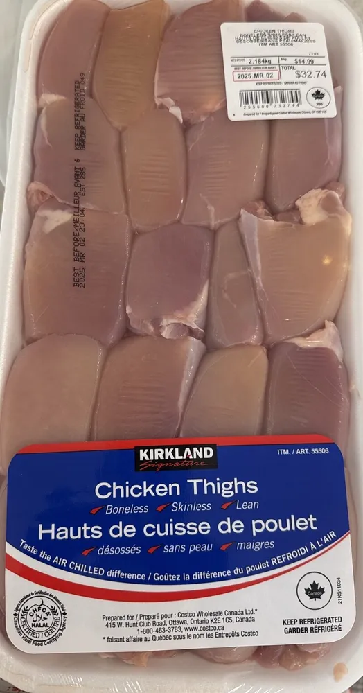Chicken Thigh Boneless Skinless