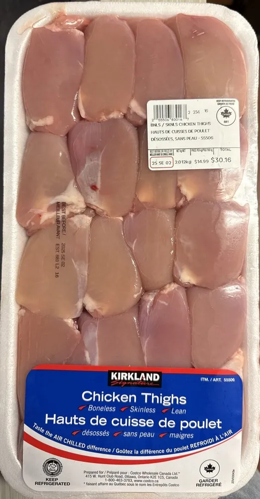 Boneless Skinless Chicken Thighs