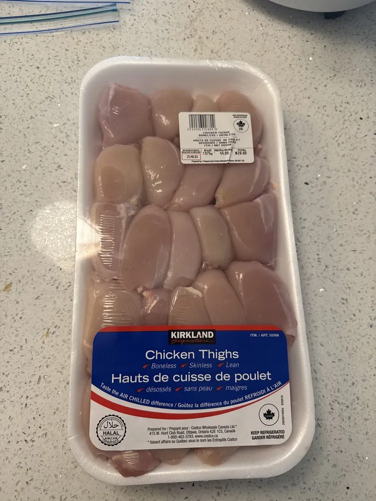 Chicken Thighs Boneless/Skinless - Raw