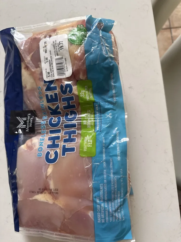 Numbers Mark Boneless Skinless Chicken Thigh