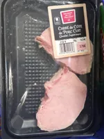 Carre de cote de porc cuit