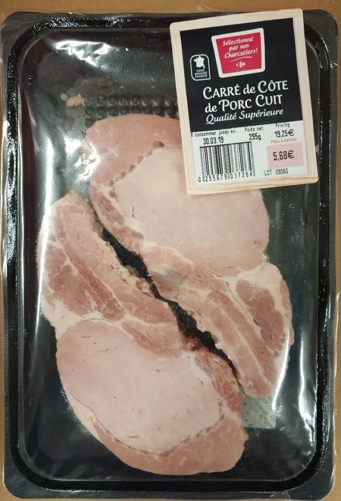 Carré de Côte de Porc Cuit