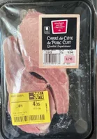 Carré de cote de porc cuit