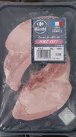 Carré de côté de porc cuit