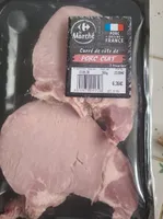 Carré de côté de porc cuit