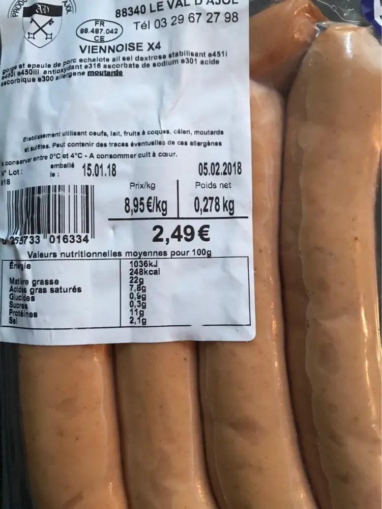Saucisse Fumé