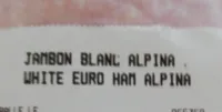 Jambon blanc