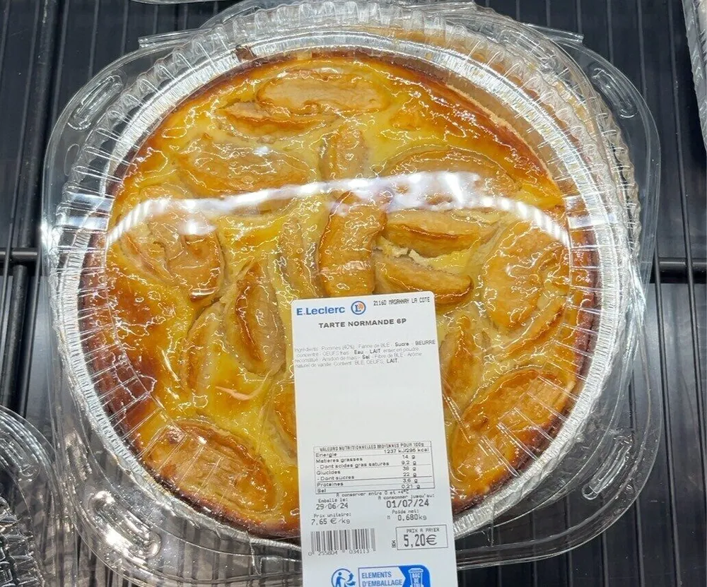 Tarte normande 6p