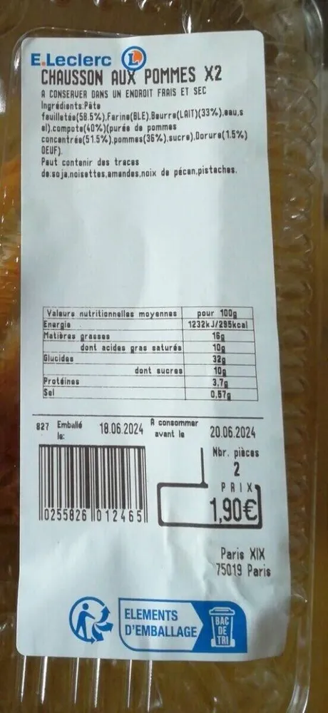 Chausson aux pommes
