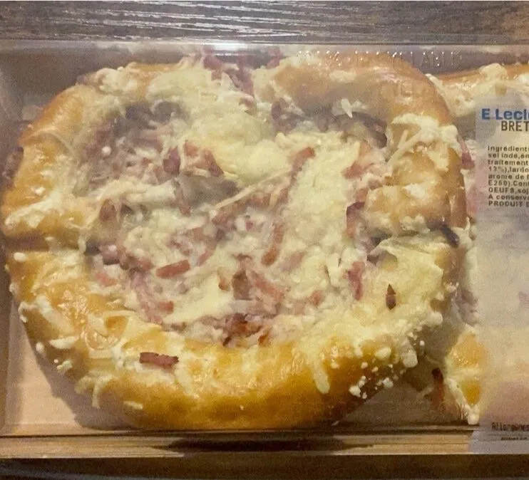 Bretzels gratins aux lardons