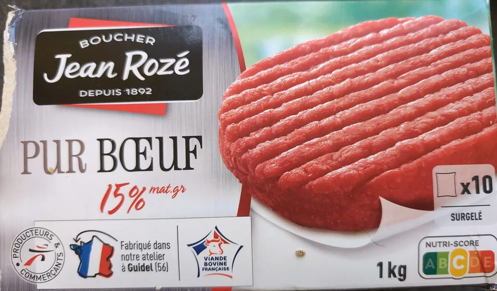 Jean rosée Pur boeuf 15% de matière grasse