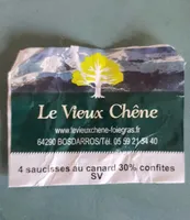 4 saucisses au canard