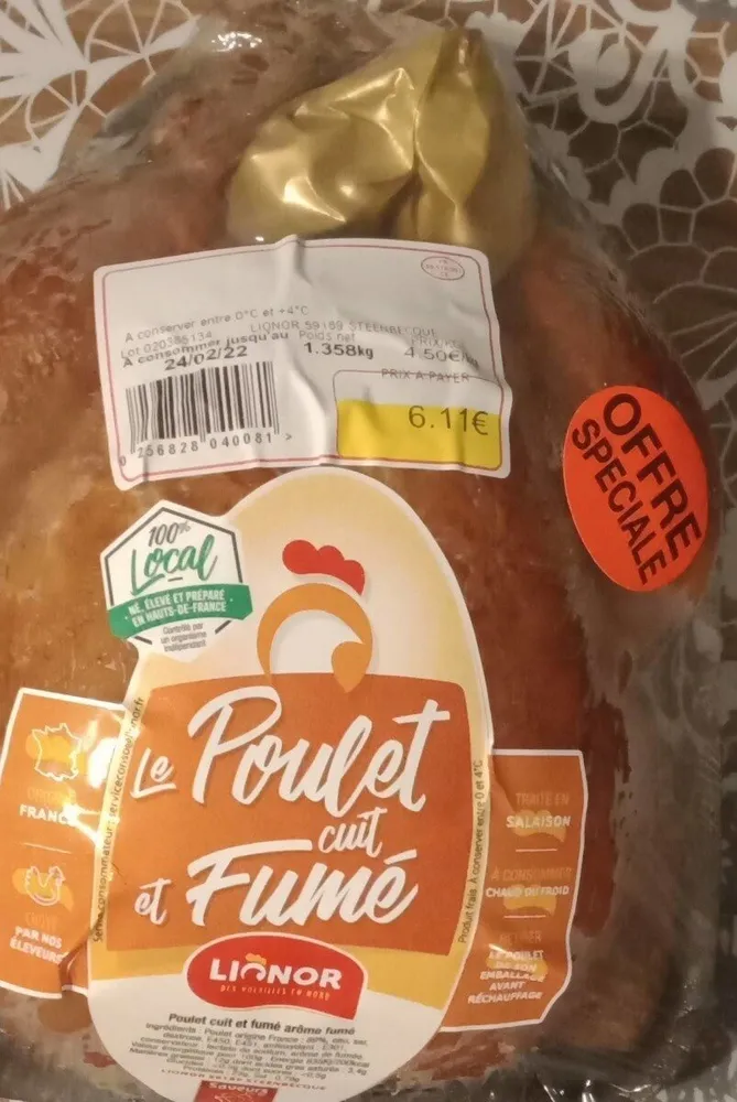 Poulet fumé