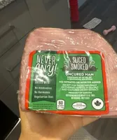 Sliced smoked ham