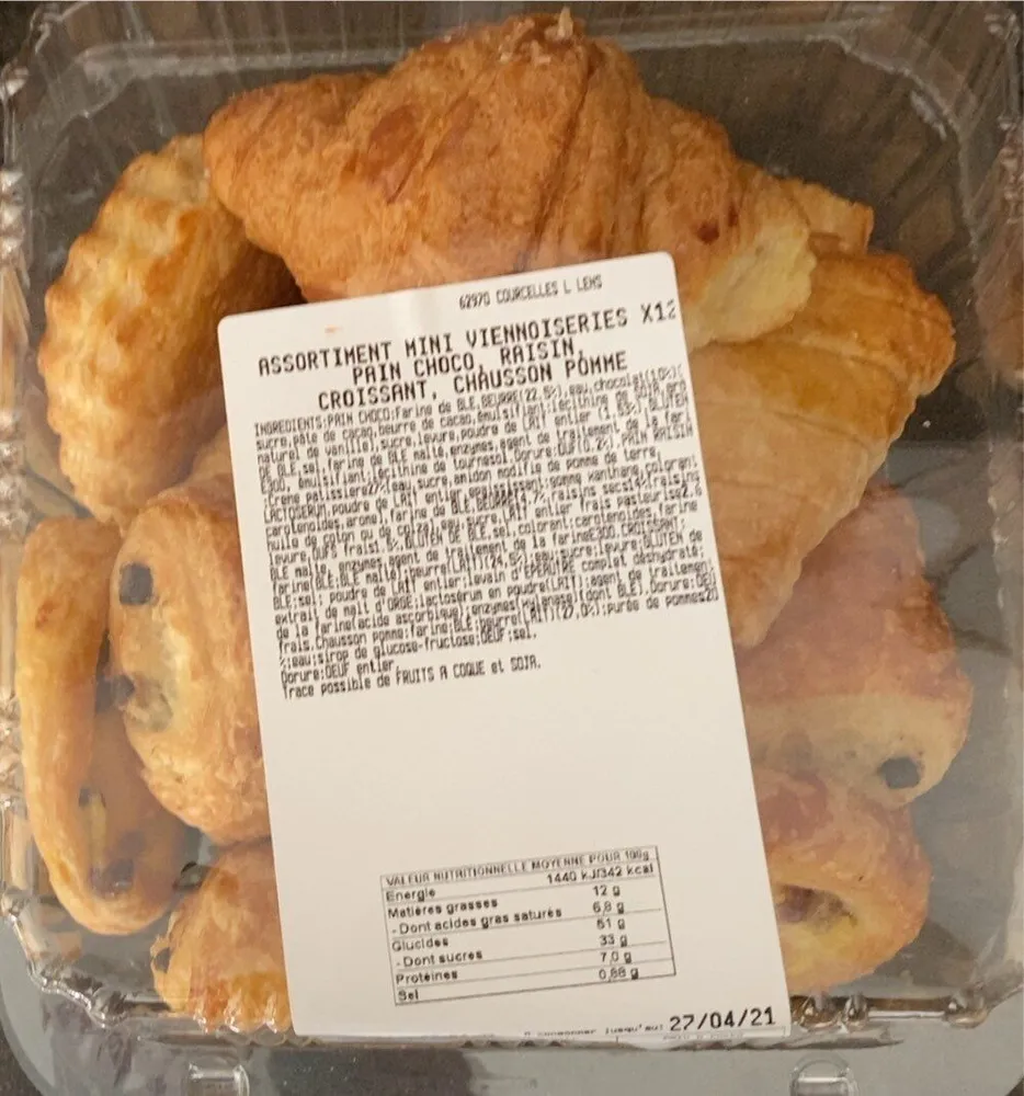 Assortiment mini viennoiseries