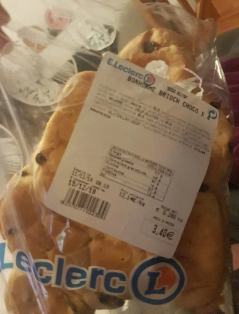 Bonhomme brioche choco