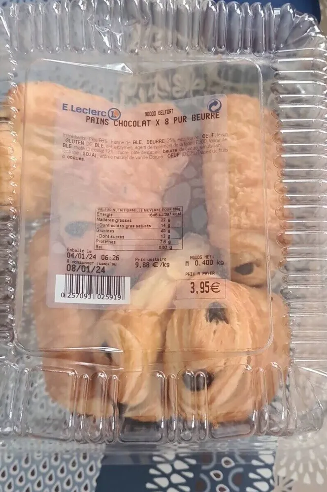 Pain au chocolat x8