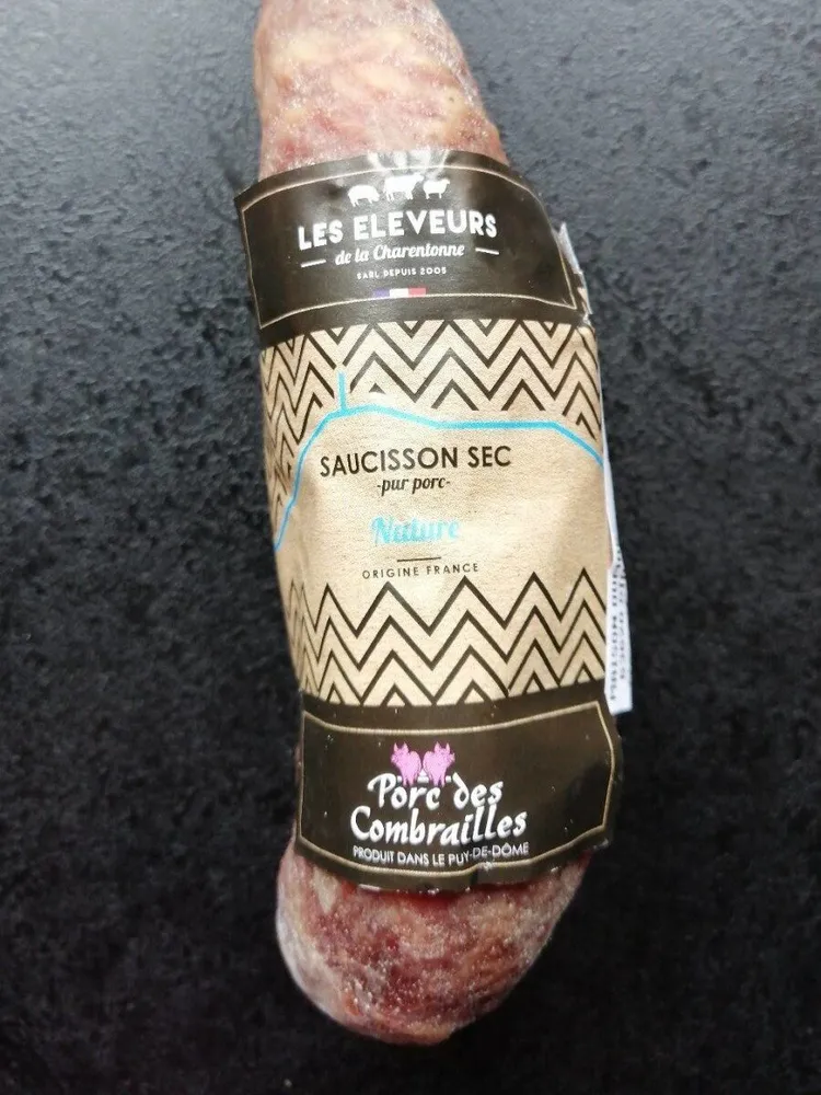 Saucisson sec des combrailles