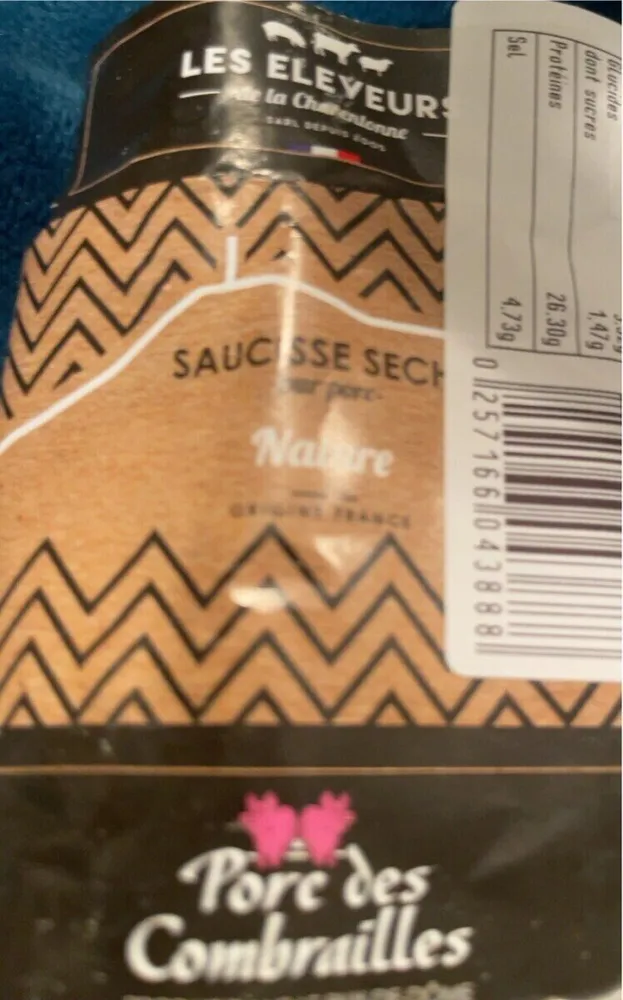 Saucisse sèche des combrailles