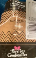 Saucisse sèche des combrailles