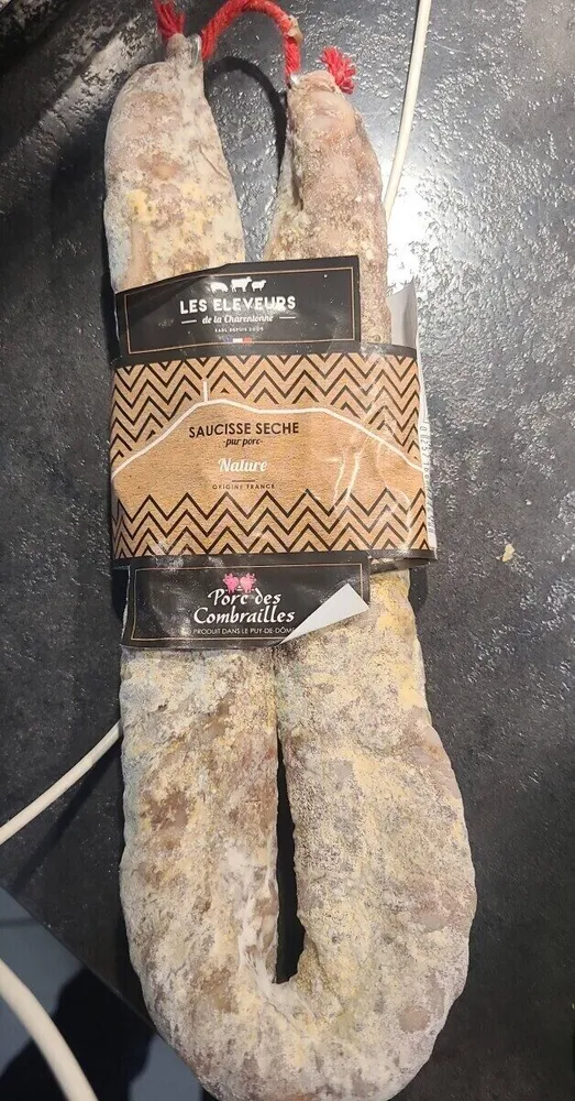 Saucisse sèche des combrailles
