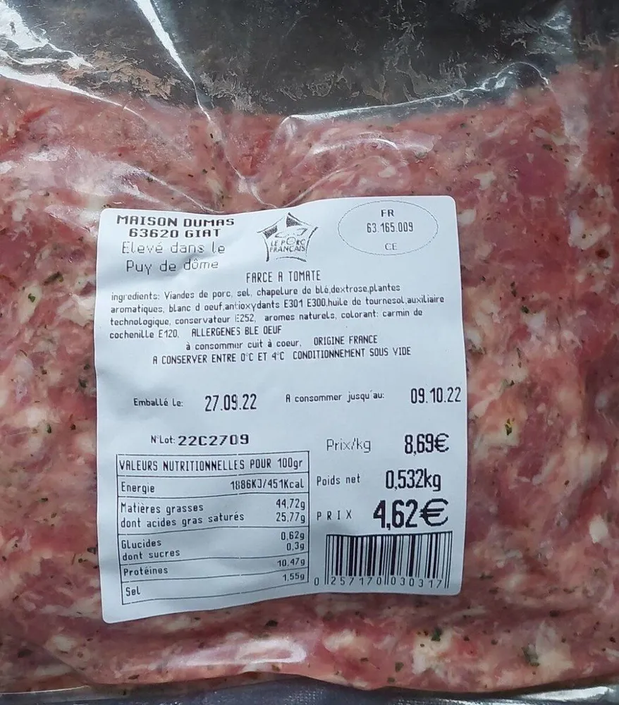 Farce à tomates