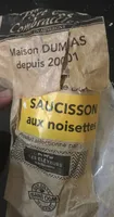 Saucisson aux noisettes