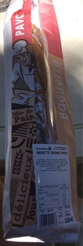 Baguette graine pavot